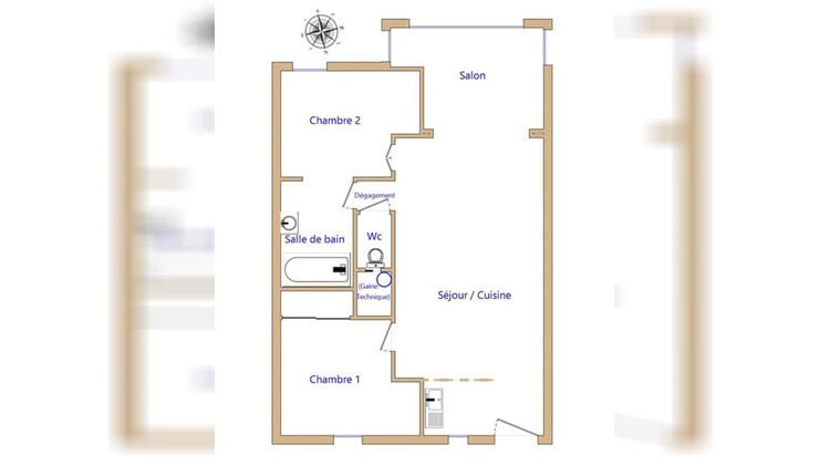 Ma-Cabane - Vente Appartement CAGNES SUR MER, 41 m²