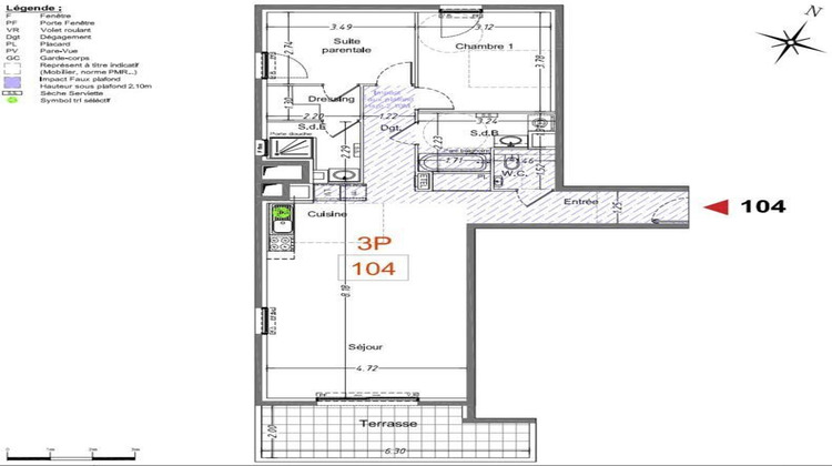 Ma-Cabane - Vente Appartement Cagnes-sur-Mer, 85 m²