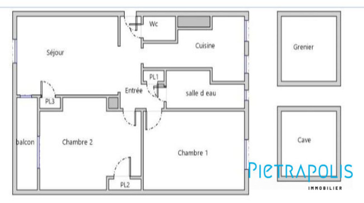 Ma-Cabane - Vente Appartement Caluire-et-Cuire, 58 m²