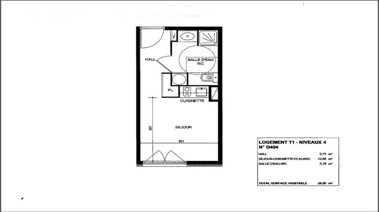 Ma-Cabane - Vente Appartement Caluire-et-Cuire, 20 m²