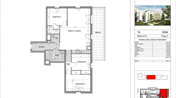 Ma-Cabane - Vente Appartement Caluire-et-Cuire, 87 m²