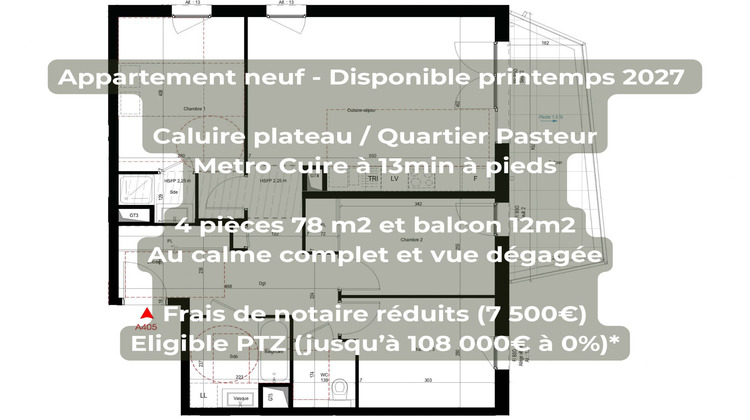 Ma-Cabane - Vente Appartement Caluire-et-Cuire, 77 m²