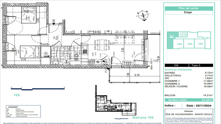 Ma-Cabane - Vente Appartement CAMIERS, 53 m²
