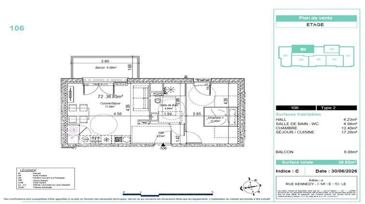 Ma-Cabane - Vente Appartement Camiers, 39 m²