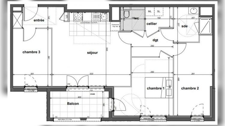 Ma-Cabane - Vente Appartement Cancale, 56 m²
