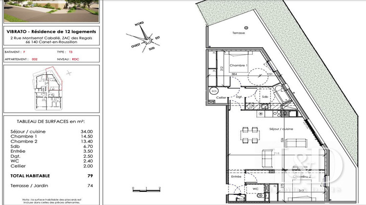 Ma-Cabane - Vente Appartement Canet-en-Roussillon, 79 m²