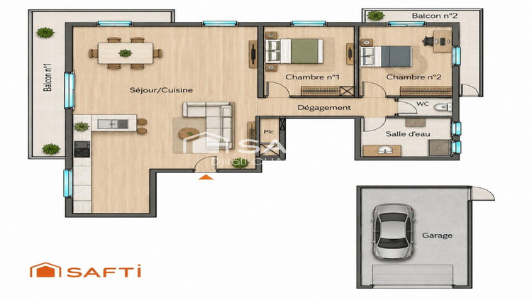 Ma-Cabane - Vente Appartement Canet-en-Roussillon, 88 m²