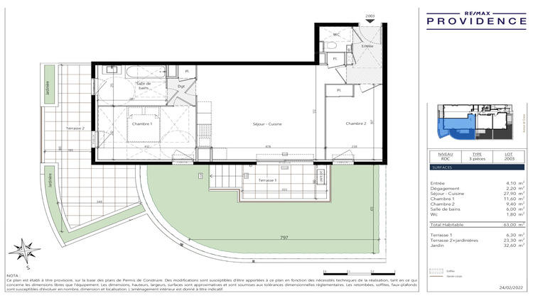 Ma-Cabane - Vente Appartement Cannes, 60 m²