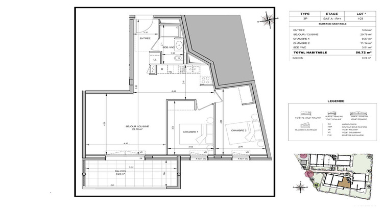 Ma-Cabane - Vente Appartement CANNES, 56 m²