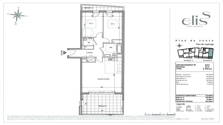 Ma-Cabane - Vente Appartement Cap-d'Ail, 72 m²