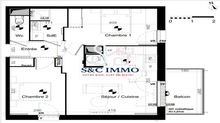 Ma-Cabane - Vente Appartement Carbon-Blanc, 53 m²