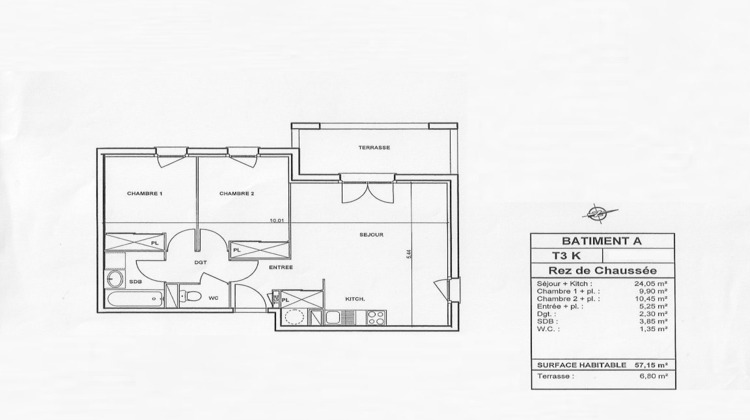 Ma-Cabane - Vente Appartement Carcassonne, 57 m²