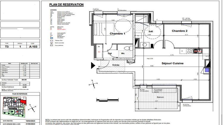 Ma-Cabane - Vente Appartement CARQUEFOU, 69 m²