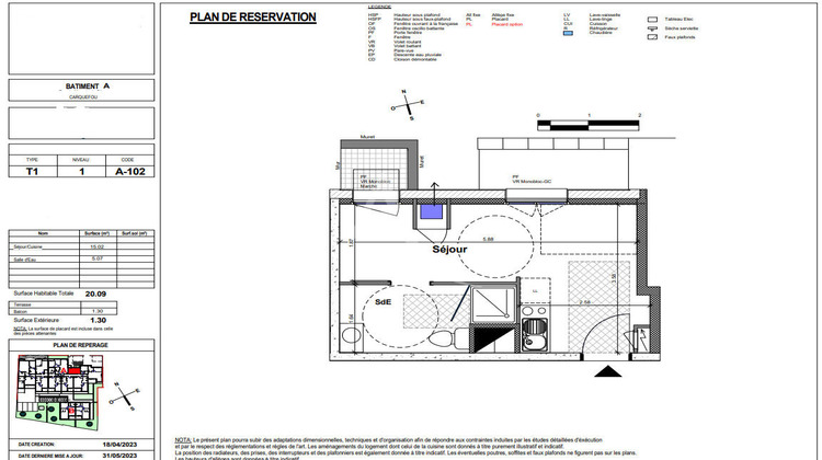 Ma-Cabane - Vente Appartement CARQUEFOU, 20 m²