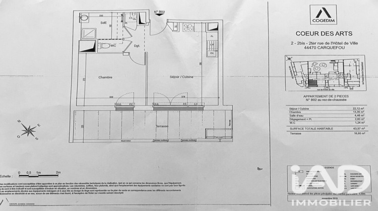 Ma-Cabane - Vente Appartement Carquefou, 44 m²