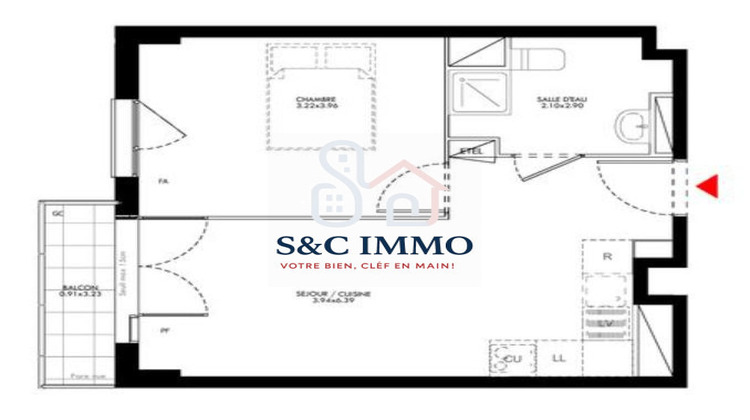Ma-Cabane - Vente Appartement Carrières-sous-Poissy (), 39 m²