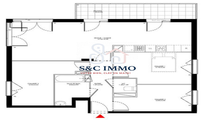 Ma-Cabane - Vente Appartement Carrières-sous-Poissy (), 82 m²