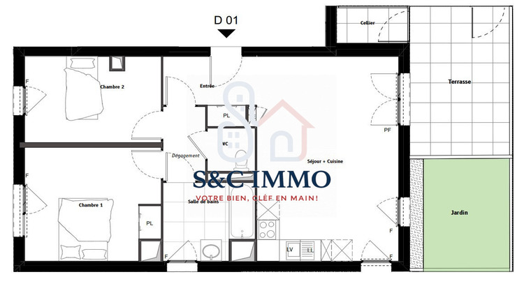 Ma-Cabane - Vente Appartement Carrières-sous-Poissy, 63 m²