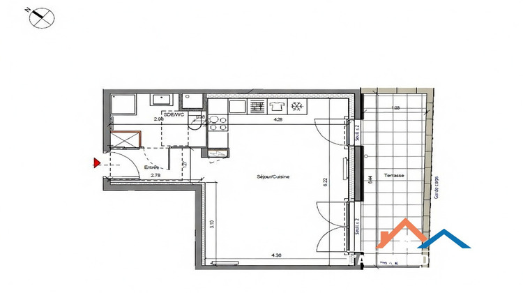 Ma-Cabane - Vente Appartement CARRIERES-SOUS-POISSY, 35 m²