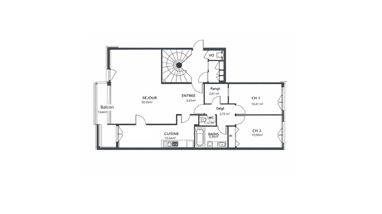 Ma-Cabane - Vente Appartement Castanet-Tolosan, 84 m²