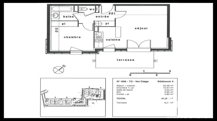 Ma-Cabane - Vente Appartement Castanet-Tolosan, 41 m²