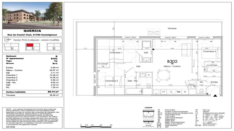 Ma-Cabane - Vente Appartement Castelginest, 80 m²
