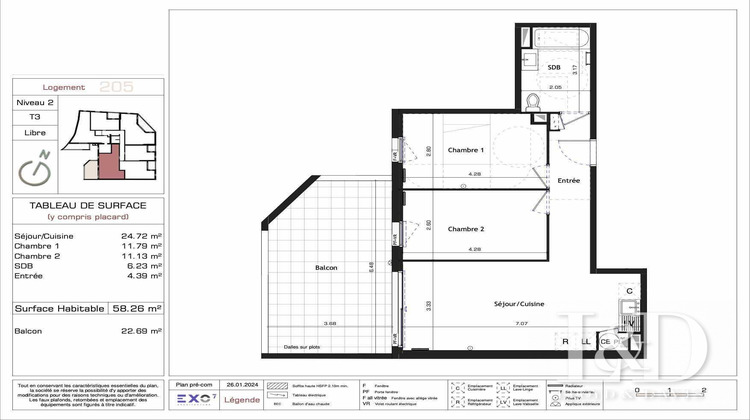 Ma-Cabane - Vente Appartement Castelnau-le-Lez, 58 m²