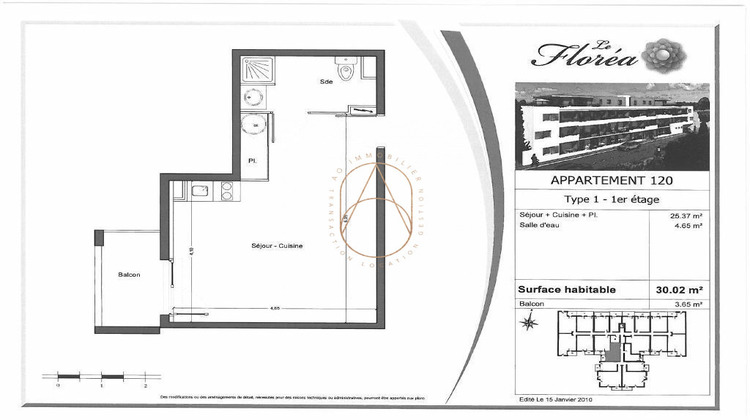 Ma-Cabane - Vente Appartement Castelnau-le-Lez, 29 m²