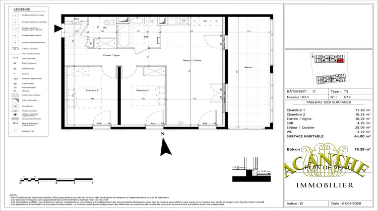 Ma-Cabane - Vente Appartement Castelnau-le-Lez, 64 m²