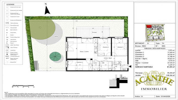 Ma-Cabane - Vente Appartement Castelnau-le-Lez, 81 m²