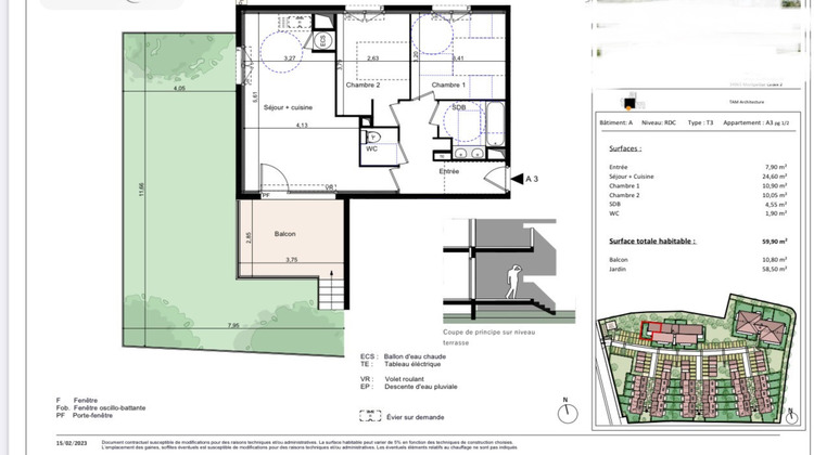 Ma-Cabane - Vente Appartement Castelnaudary, 60 m²