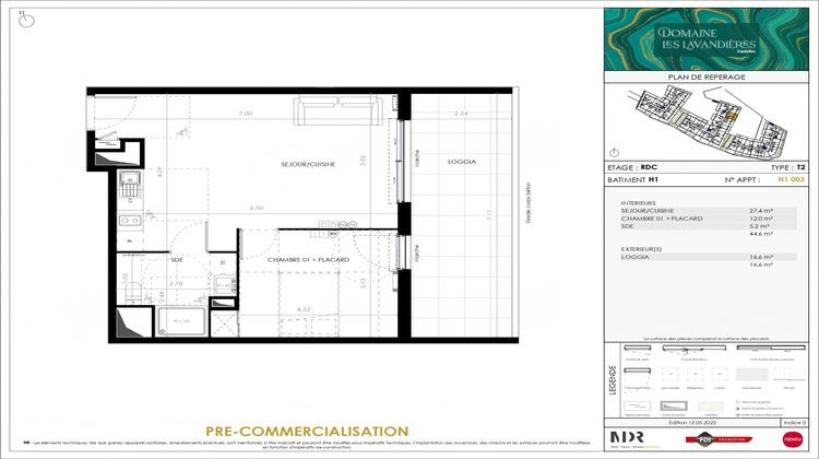 Ma-Cabane - Vente Appartement Castries, 44 m²