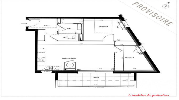 Ma-Cabane - Vente Appartement Castries, 53 m²