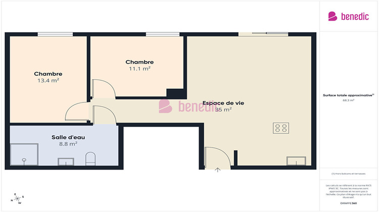 Ma-Cabane - Vente Appartement CATTENOM, 69 m²