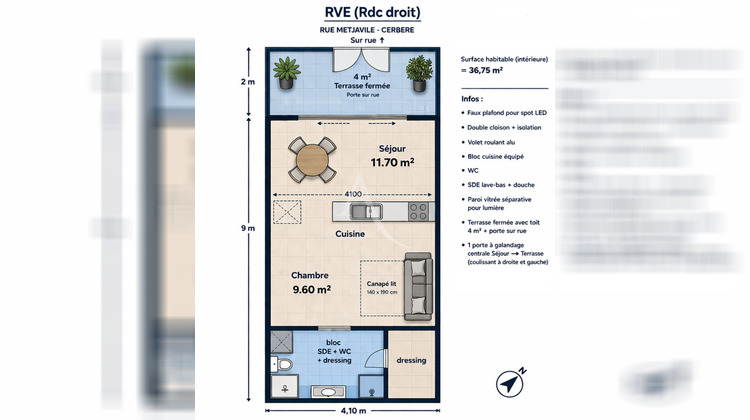 Ma-Cabane - Vente Appartement CERBERE, 34 m²