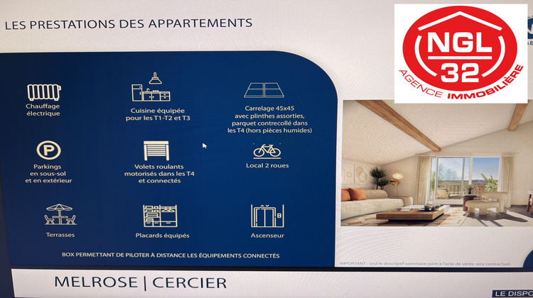 Ma-Cabane - Vente Appartement Cercier, 56 m²