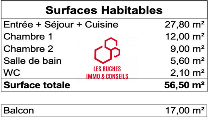Ma-Cabane - Vente Appartement Cergy, 56 m²
