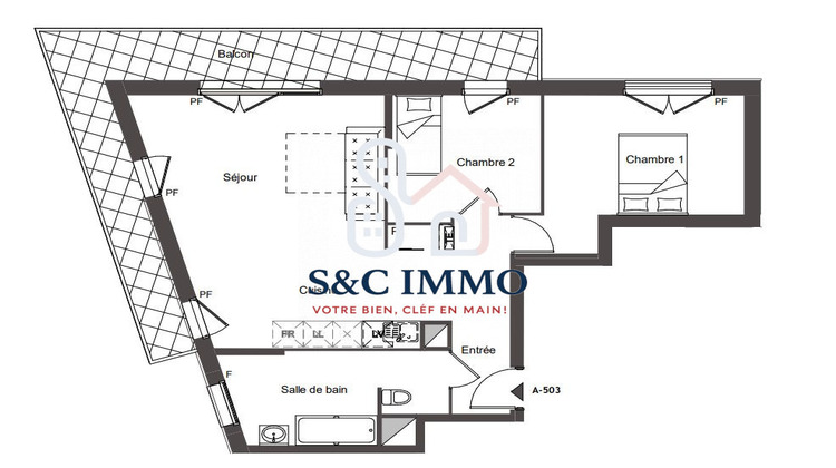 Ma-Cabane - Vente Appartement Cergy, 68 m²