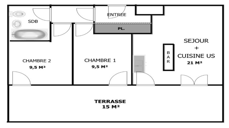 Ma-Cabane - Vente Appartement CERGY, 50 m²