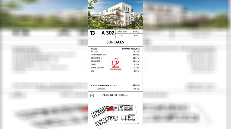 Ma-Cabane - Vente Appartement Cergy, 60 m²