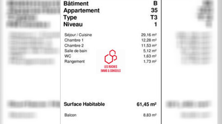 Ma-Cabane - Vente Appartement Cesson, 61 m²