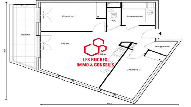 Ma-Cabane - Vente Appartement Cesson, 61 m²