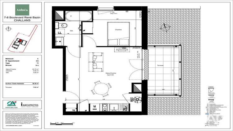 Ma-Cabane - Vente Appartement Challans, 38 m²