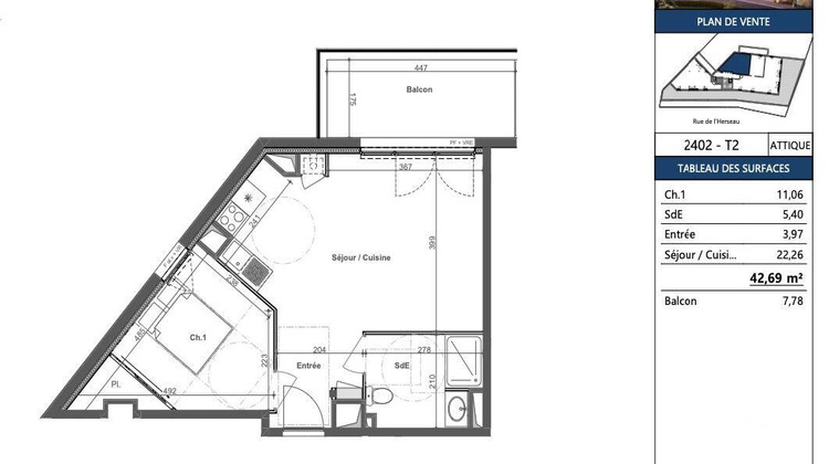 Ma-Cabane - Vente Appartement Challans, 42 m²