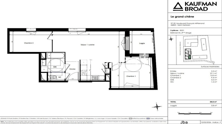 Ma-Cabane - Vente Appartement Challans, 69 m²