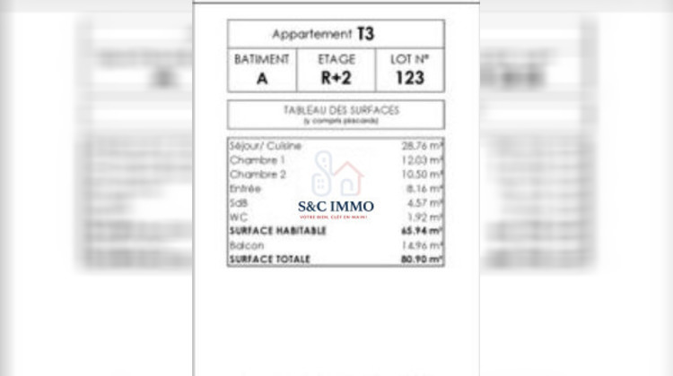 Ma-Cabane - Vente Appartement Challes-les-Eaux (), 65 m²