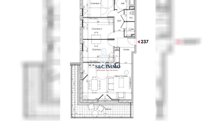 Ma-Cabane - Vente Appartement Challes-les-Eaux (), 83 m²