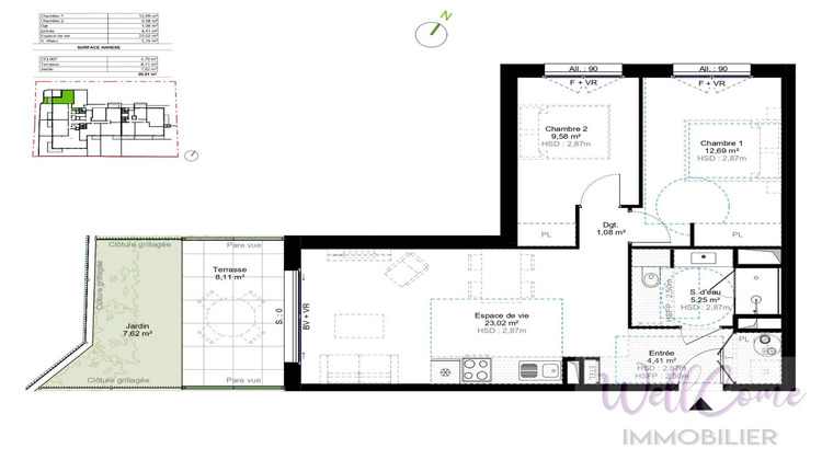 Ma-Cabane - Vente Appartement CHALLES LES EAUX, 56 m²