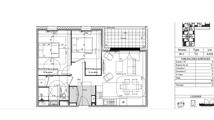 Ma-Cabane - Vente Appartement CHALONNES-SUR-LOIRE, 58 m²
