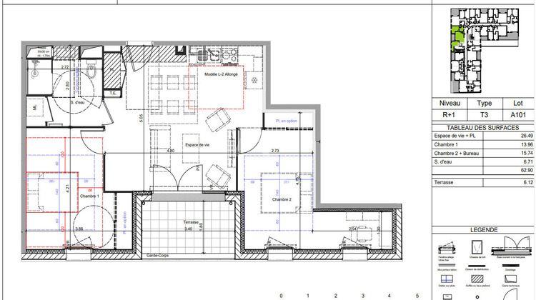 Ma-Cabane - Vente Appartement CHALONNES-SUR-LOIRE, 62 m²